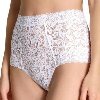 Calida Trusser Natural Comfort Lace Maxi Brief Hvid polyamid Medium Dame