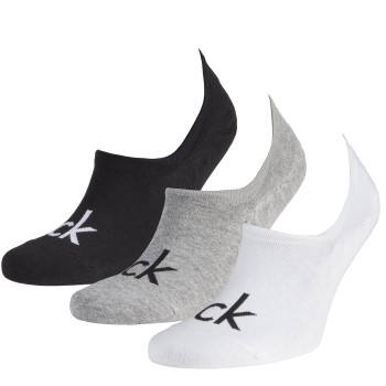 Calvin Klein Legwear Calvin Klein Strømper 3P Albert Logo Liner Socks Flerfarvet Str 40/46 Herre