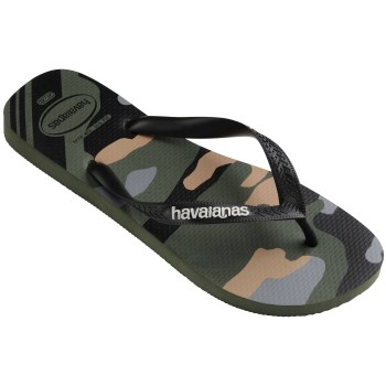 Havaianas Top Camo Steel Grøn Mønster Str 45/46 Herre