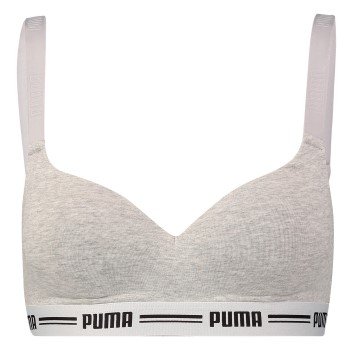 Puma Bh Iconic Padded Top Grå Medium Dame