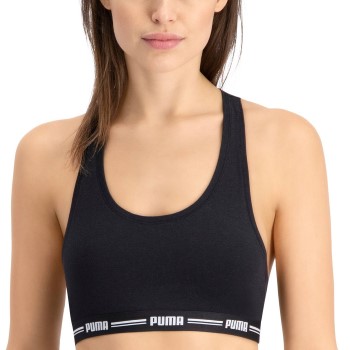 Puma Bh Iconic Racer Back Bra Sort X-Large Dame