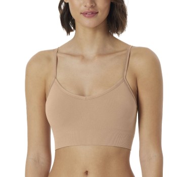 Schiesser Bh Bustier Removable Pads Top Beige polyamid Small Dame