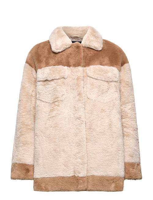 Lexington Clothing Yvonne Faux Fur Jacket Lexington Clothing Beige