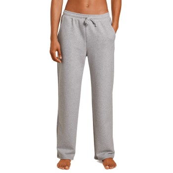 Se Calida Calida Circular Lounge Pants Gråmelerad bomuld X-Small Dame ved Timarco