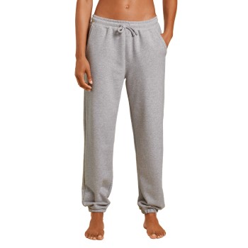 Se Calida Calida Circular Lounge Pants With Cuffs Gråmelerad bomuld Medium Dame ved Timarco