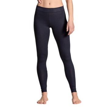 Calida Elastic Leggings Mørkblå bomuld Small Dame