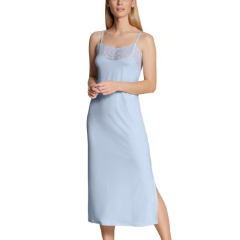 Calida Elegant Dreams Spaghetti Nightdress Lyseblå modal Small Dame