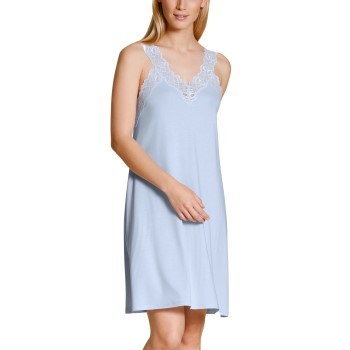 Se Calida Elegant Dreams V-neck Nightdress Lyseblå modal XX-Small Dame ved Timarco