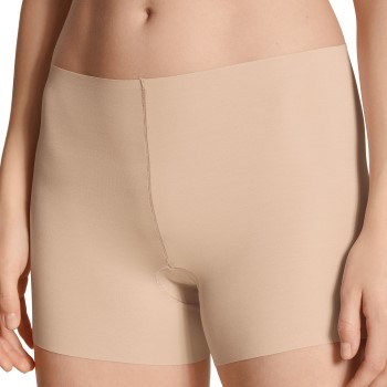 Calida Trusser Natural Skin Panty Short Leg Beige Small Dame