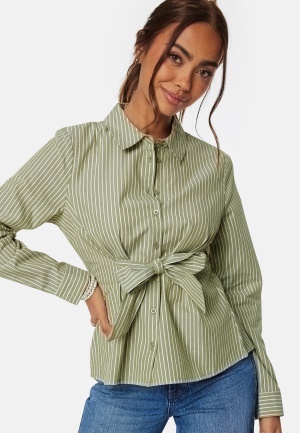 Happy Holly Nelinda Cotton Shirt Striped 36/38