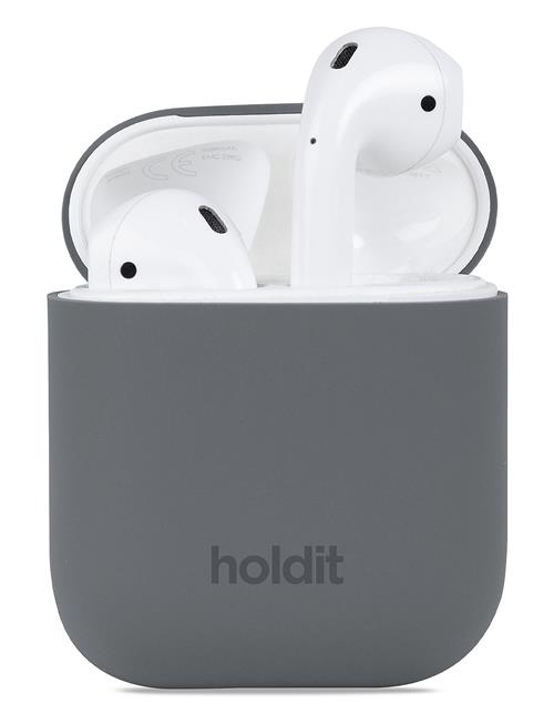 Se Holdit Silic Case Airpods 1&2 Holdit Grey ved Booztlet