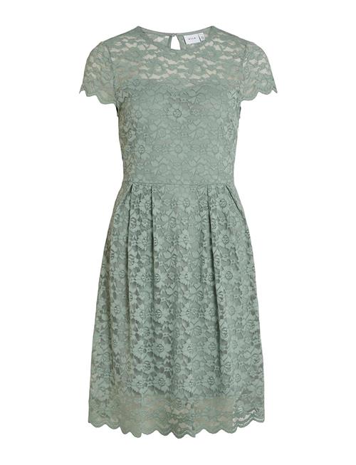 Vikalila Capsleeve Lace Dress - Noos Vila Green