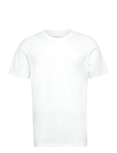 Se Knowledge Cotton Apparel Agnar Basic T-Shirt - Regenerative Knowledge Cotton Apparel White ved Booztlet