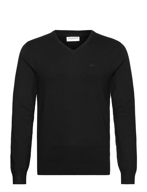 Eco Vero V-Neck Jumper Lindbergh Black