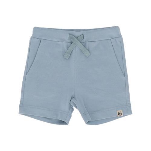 Se Gullkorn Design Villvette Shorts Blå | Blå | 110 cm ved Babyshop