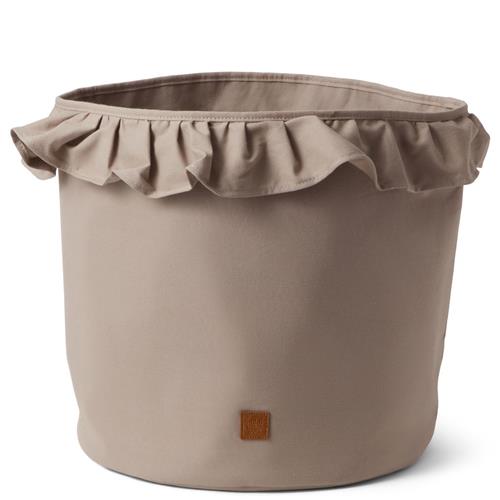 Se Buddy & Hope Opbevaringskurv Med Volant Taupe | Brun | 0 ved Babyshop