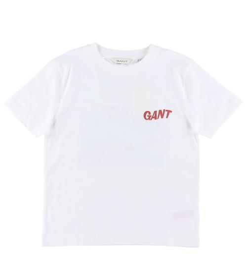 GANT T-shirt - Surf Academy - Hvid