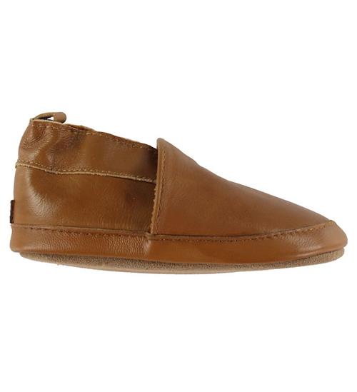 Se Melton Hjemmesko - Solid Leather - Cognac ved KidsWorld