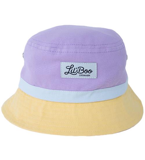 Lil' Boo Copenhagen BÃ¸llehat - Block Light Purple/Yellow