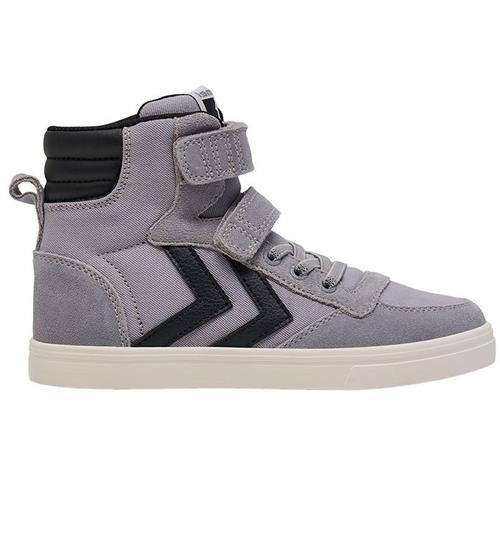 Se Hummel Hummel Sko - Slimmer Stadil High JR - Alloy ved KidsWorld