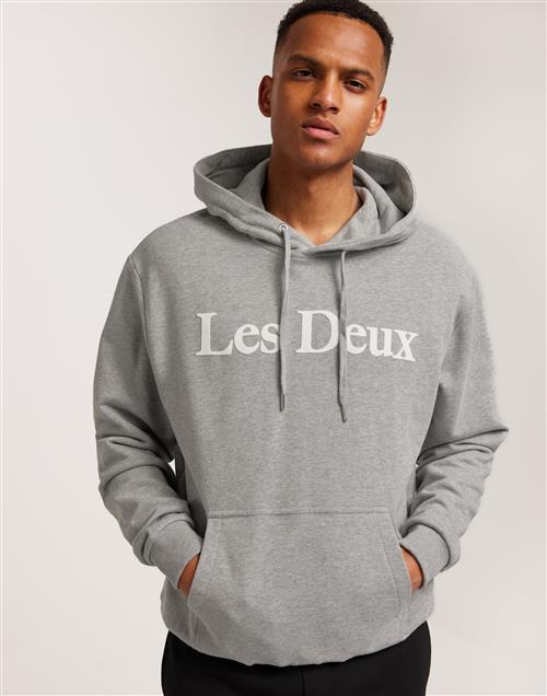 Les Deux Charles hoodie Hoodies Light Grey Melange