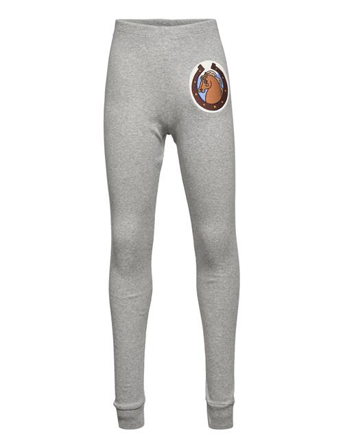 Mini Rodini Horses Patch Leggings Mini Rodini Grey