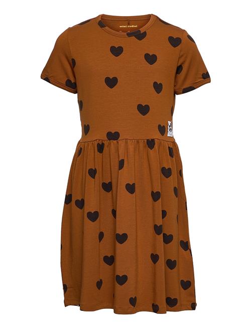 Mini Rodini Basic Hearts Ss Dress Tencel™ Mini Rodini Orange