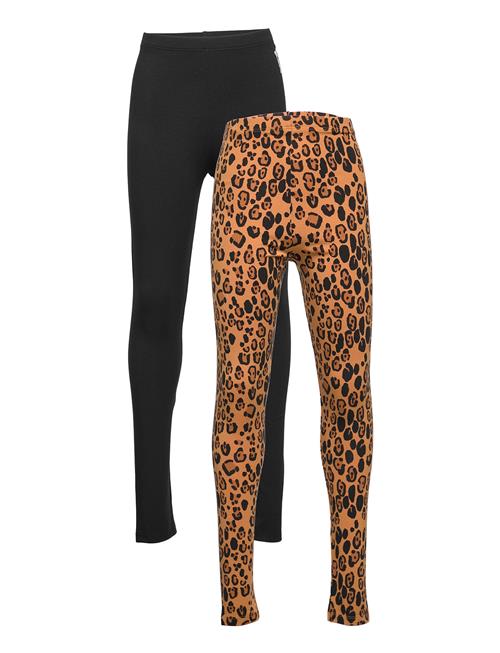 Mini Rodini Basic Leopard Leggings 2-Pack Mini Rodini Patterned