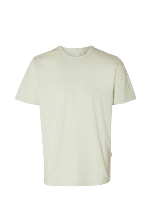 Se Selected Homme Slhaspen Mini Str Ss O-Neck Tee Noos Selected Homme Cream ved Booztlet