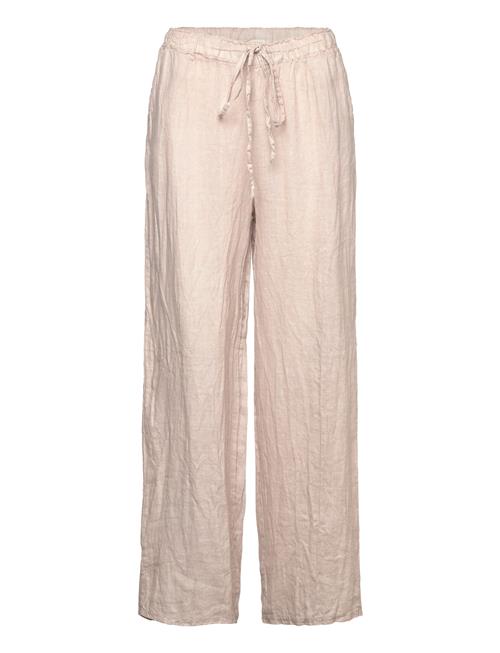 Se Cream Crbellis Linen Pant Cream Beige ved Booztlet