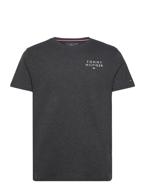 Se Tommy Hilfiger Cn Ss Tee Logo Tommy Hilfiger Grey ved Booztlet