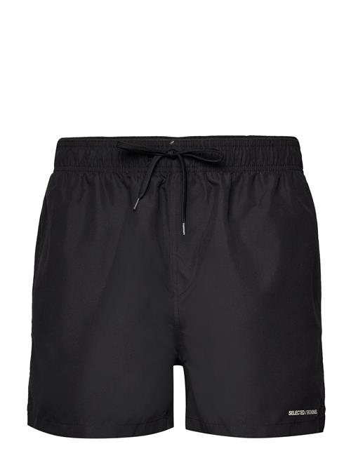 Slhdane Swimshorts W Selected Homme Black