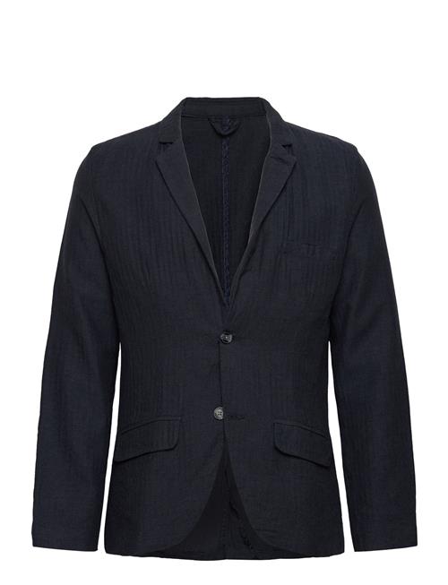 Cotton Linen Blazer Lindbergh Navy