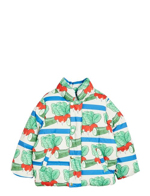 Se Mini Rodini Veggie Aop Puffer Jacket Mini Rodini Patterned ved Booztlet