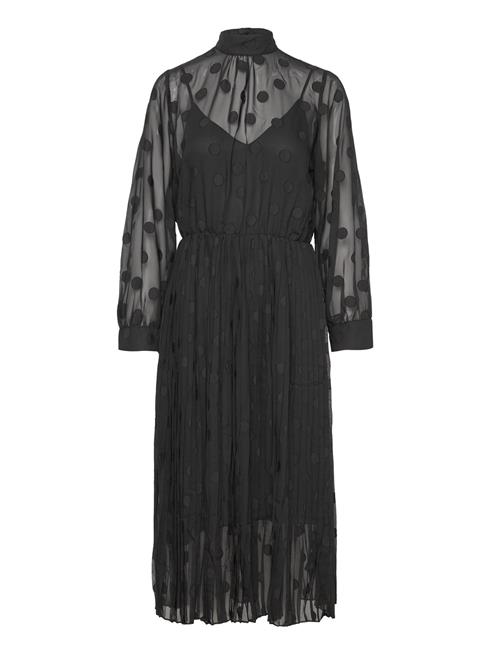 Samsøe Samsøe Valentin Pleated Dress 14961 Samsøe Samsøe Black