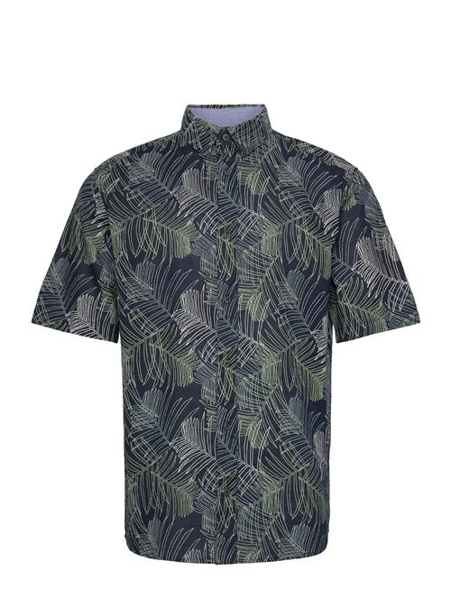 Comfort Printed Shirt Tom Tailor Navy