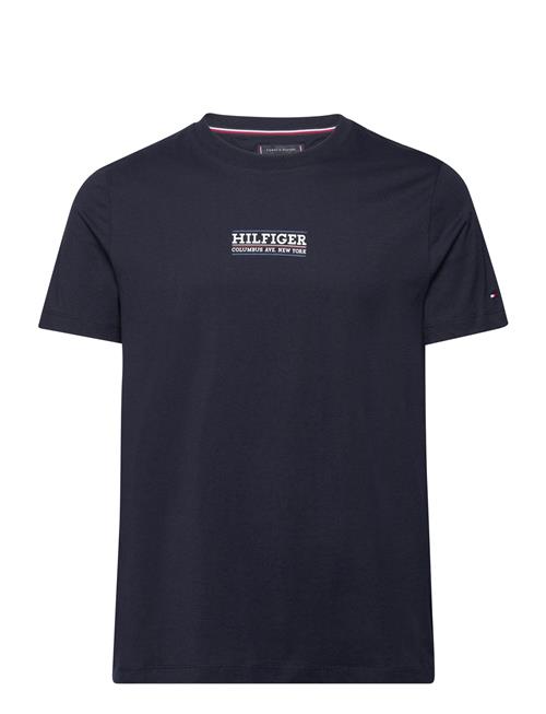 Se Tommy Hilfiger Small Hilfiger Tee Tommy Hilfiger Navy ved Booztlet