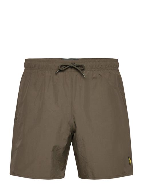 Se Plain Swimshort Lyle & Scott Khaki ved Booztlet