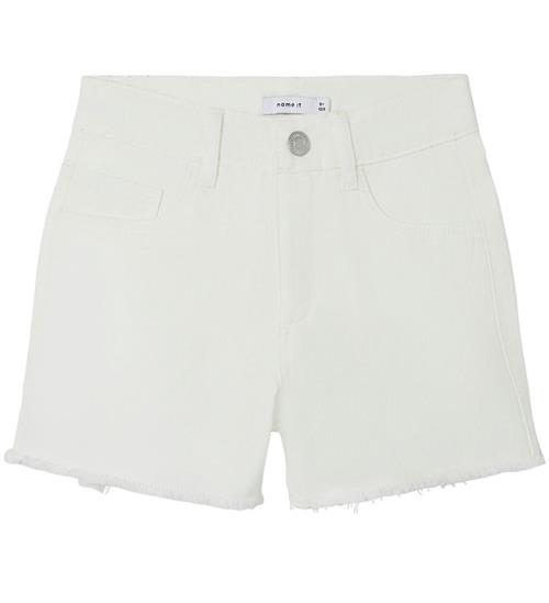 Name It Name It Shorts - Twill - NkfRose - Bright White