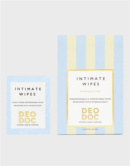 DeoDoc - Transparent - Intimate Wipes - Fragrance Free