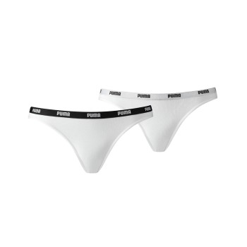 Puma Trusser 2P Iconic Bikini Hvid Small Dame