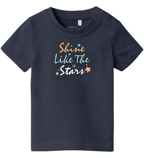 Name It Name It T-shirt - NbmVacion - Dark Sapphire/Shine Like The Stars