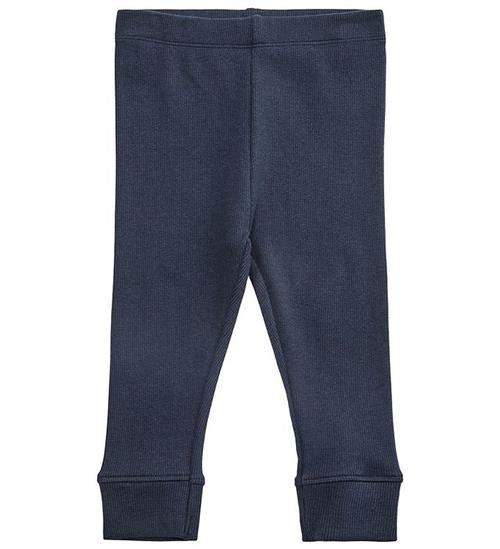 Se Sofie Schnoor Leggings - Rib - Dark Blue ved KidsWorld