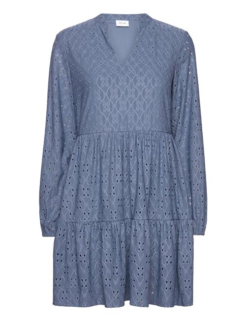 Vila Vikawa L/S Dress - Noos Vila Blue