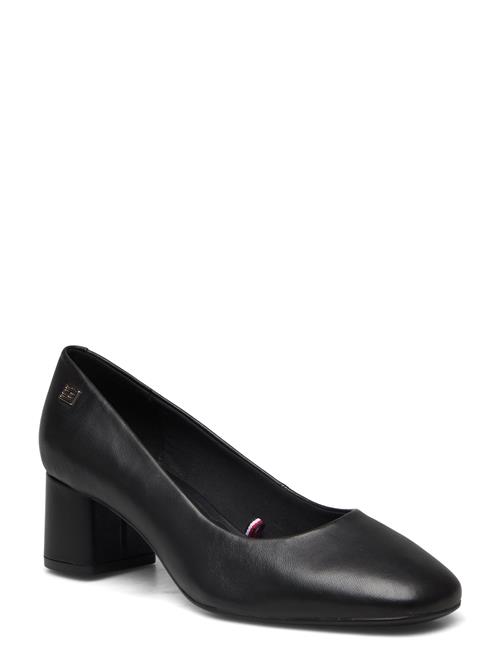 Se Tommy Hilfiger Essential Midheel Blocky Pump Tommy Hilfiger Black ved Booztlet