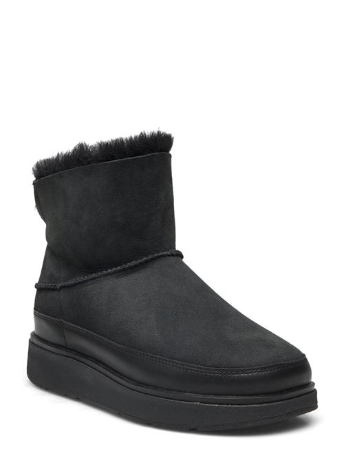 Se FitFlop Gen-Ff Mini Double-Faced Shearling Boots FitFlop Black ved Booztlet