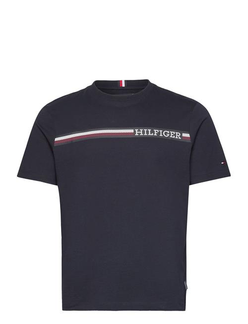 Monotype Chest Stripe Tee Tommy Hilfiger Navy