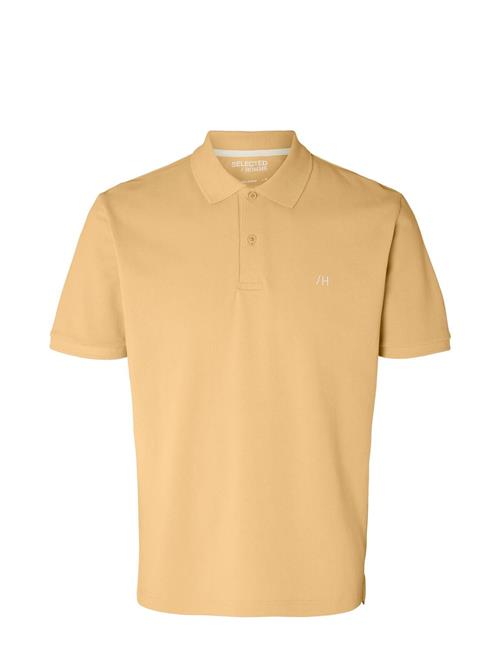 Selected Homme Slhdante Ss Polo Noos Selected Homme Yellow