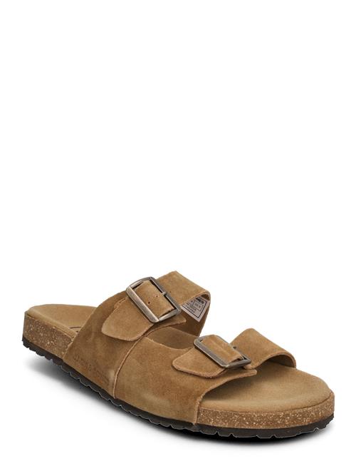 Jack & Jones Jfwlouis Suede Sandal Jack & J S Brown