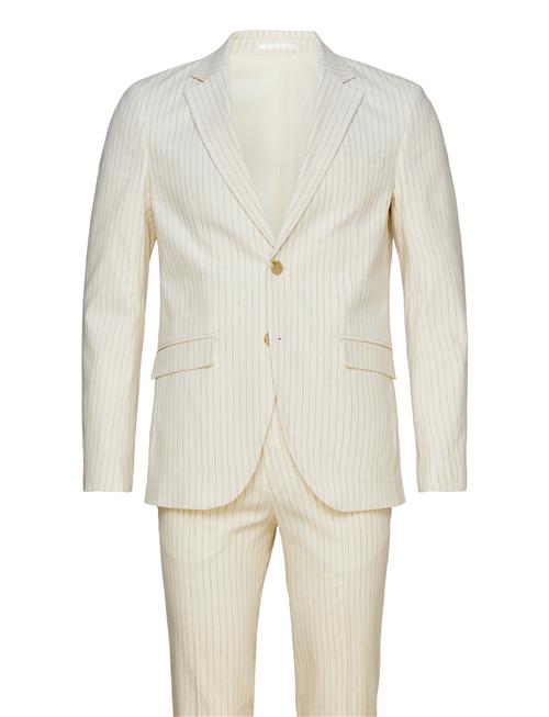 Jack & Jones Jprriviera Linen Suit Slim Fit Jack & J S Cream